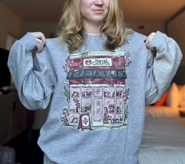 Novel Grounds Storefront Doodle Unisex Sweatshirt