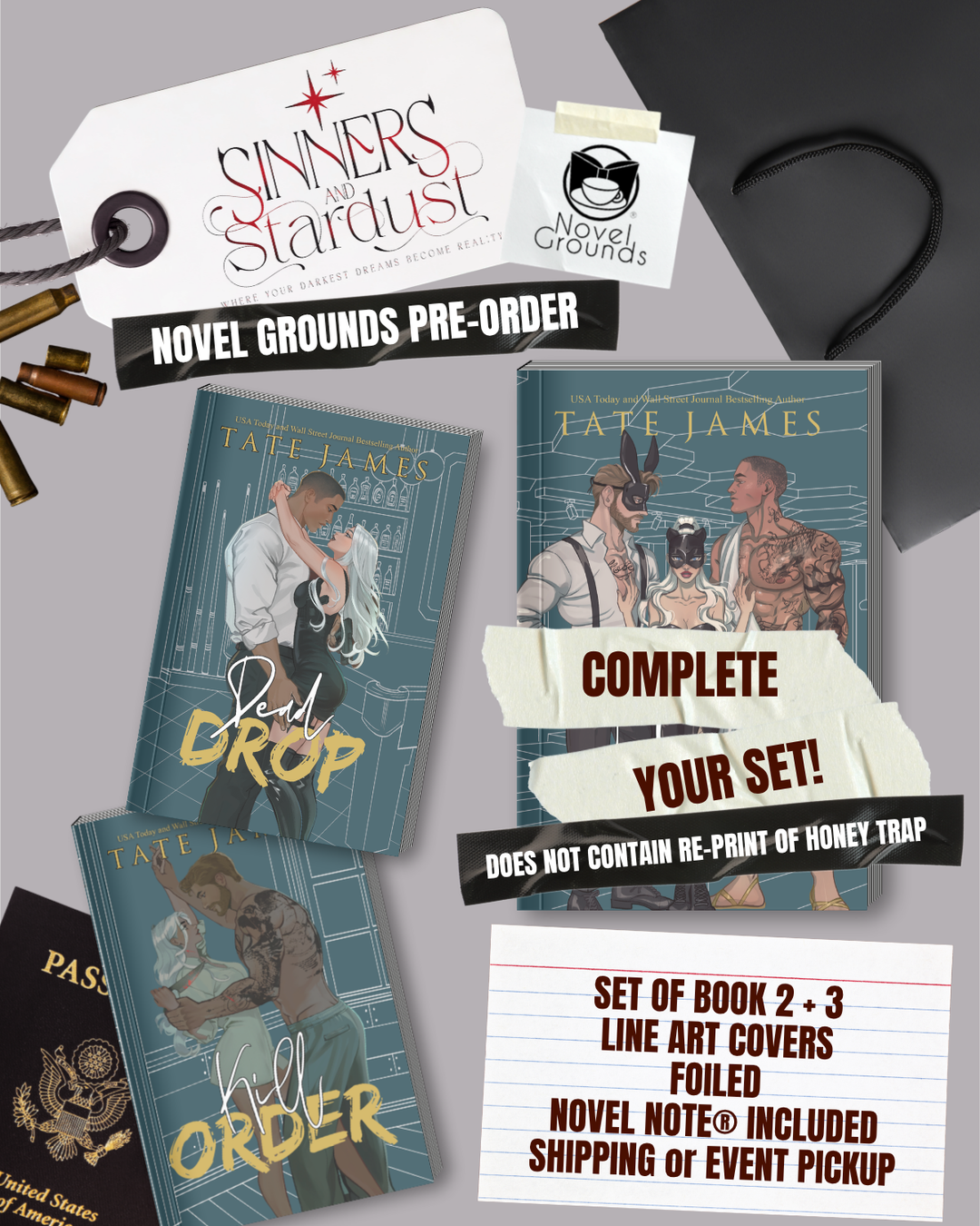 Novel Editions: The Guild Series Books 2+3 (Line Background Editions)