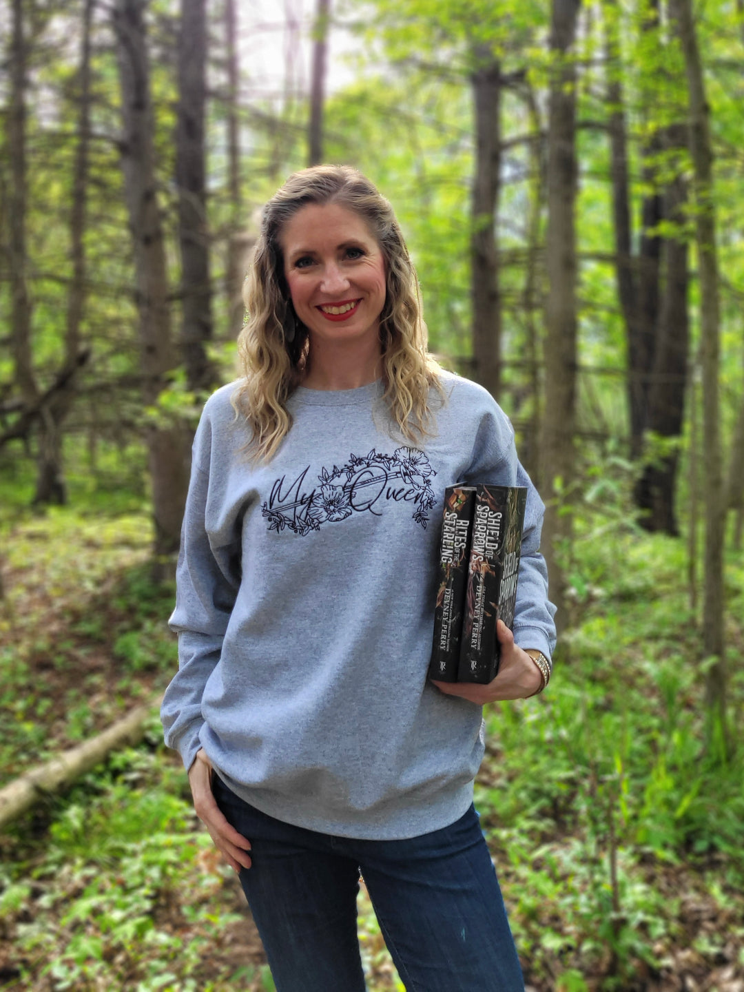 My Queen Embroidered Sweatshirt