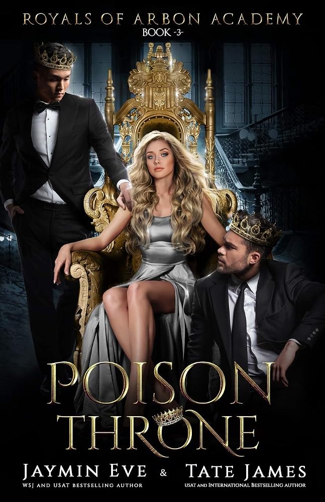 Poison Throne: A Dark College Romance (Royals of Arbon Academy) cover image