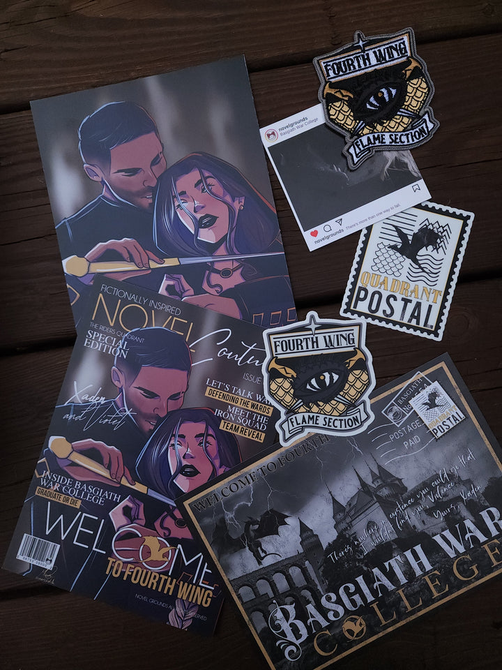 Xaden and Violet  Fourth Wing Art Print