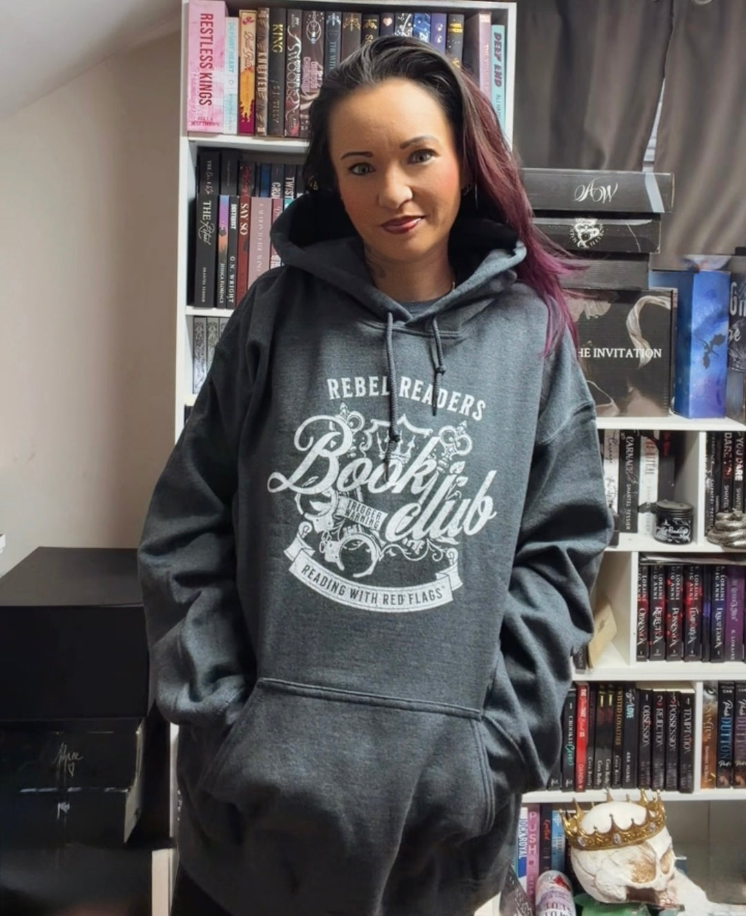 Rebel Readers Book Club Unisex Hoodie