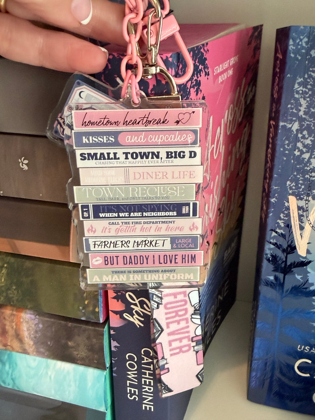 Small Town Romance Mixtape Lanyard + Keychain
