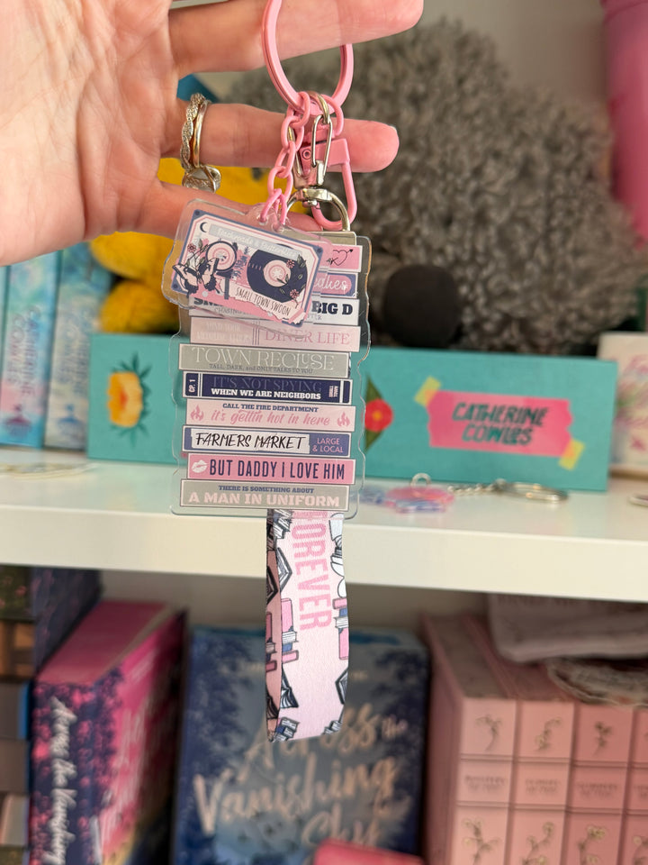 Small Town Romance Mixtape Lanyard + Keychain