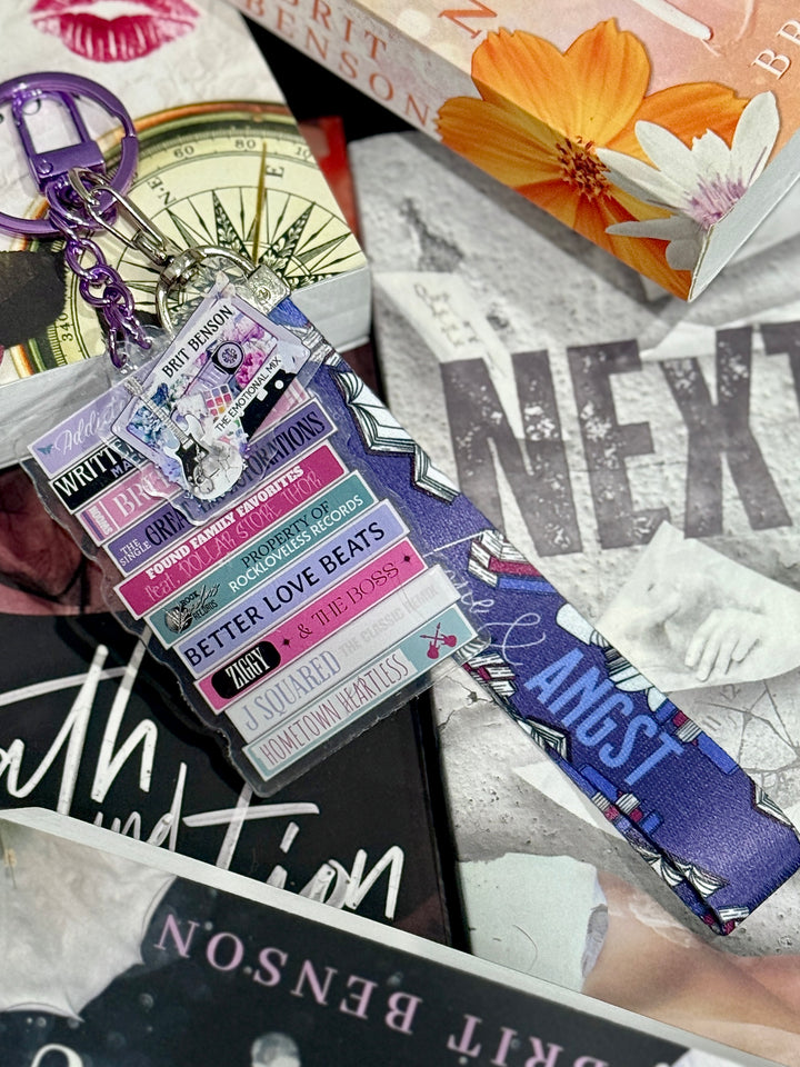 Brit Benson Romance Mixtape Lanyard + Keychain