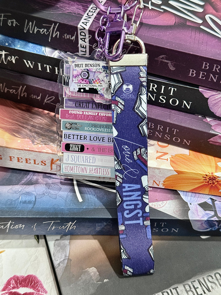 Brit Benson Romance Mixtape Lanyard + Keychain