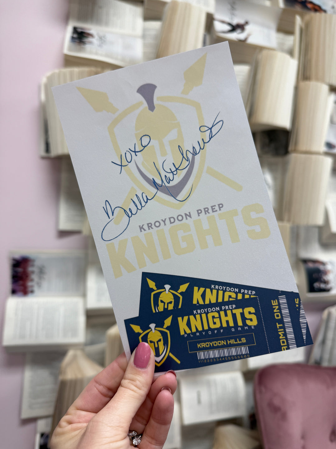 Kroydon Prep Knights Novel Notes® - Digitally Signed Overlay