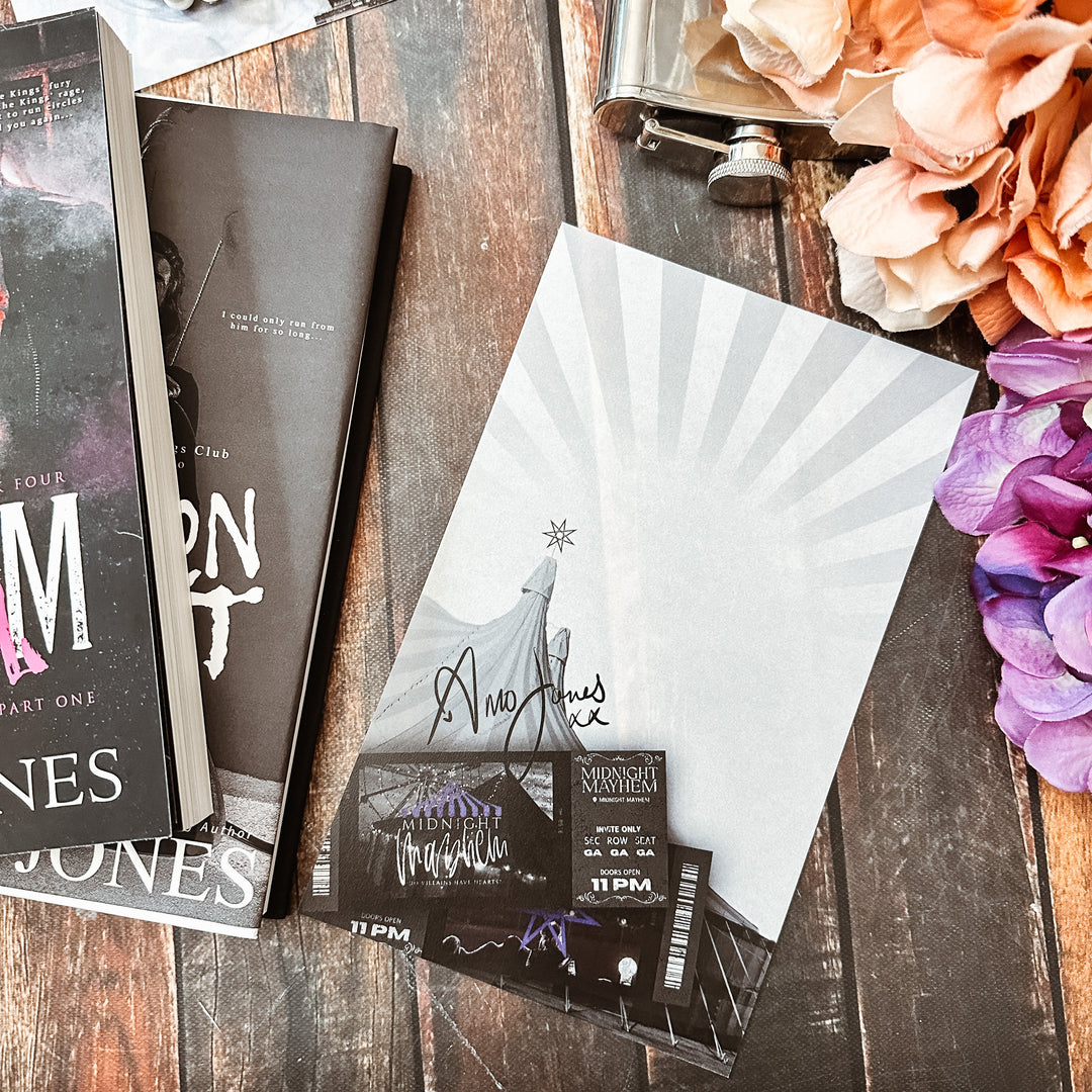 Midnight Mayhem Novel Notes® - Digitally Signed Overlay