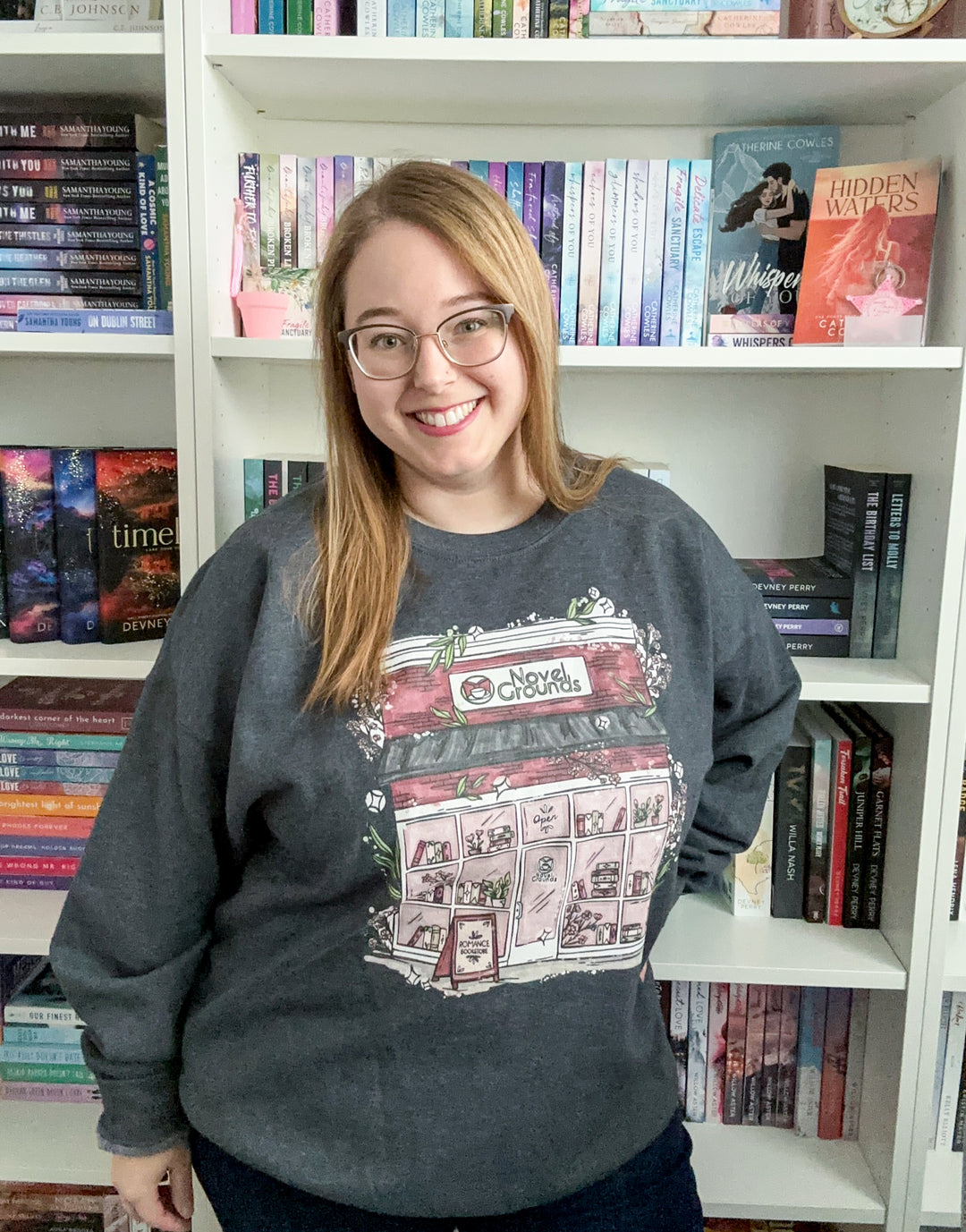 Novel Grounds Storefront Doodle Unisex Sweatshirt