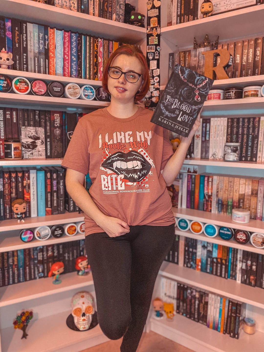 I Like My Books With Bite Unisex T-Shirt