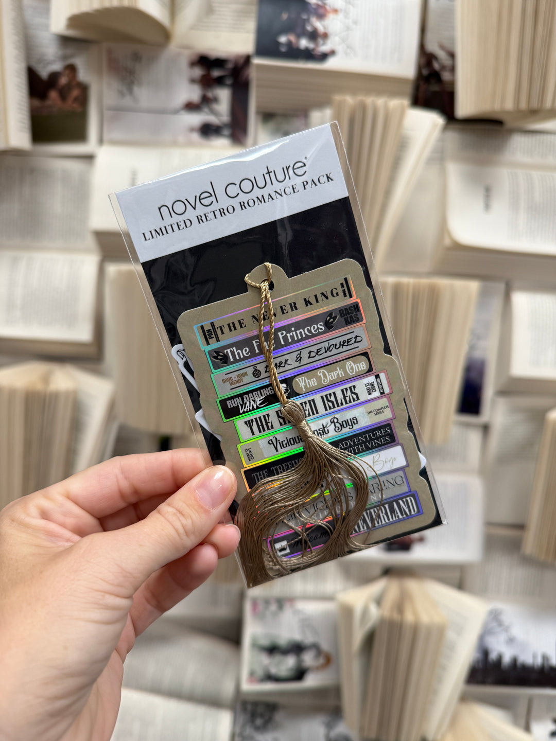 Vicious Lost Boys Romance Bookmark +Sticker- Novel Couture® Retro Romance Pack
