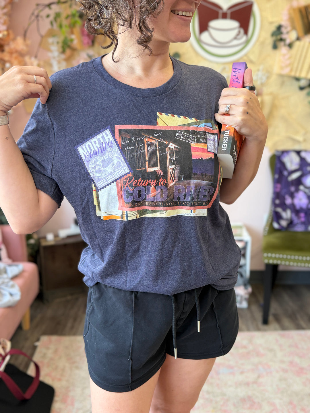 Cold River Literary Postcard Unisex T-Shirt
