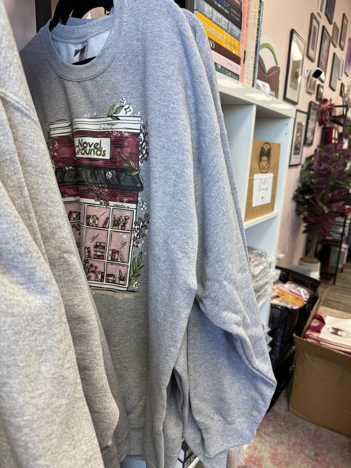 Novel Grounds Storefront Doodle Unisex Sweatshirt
