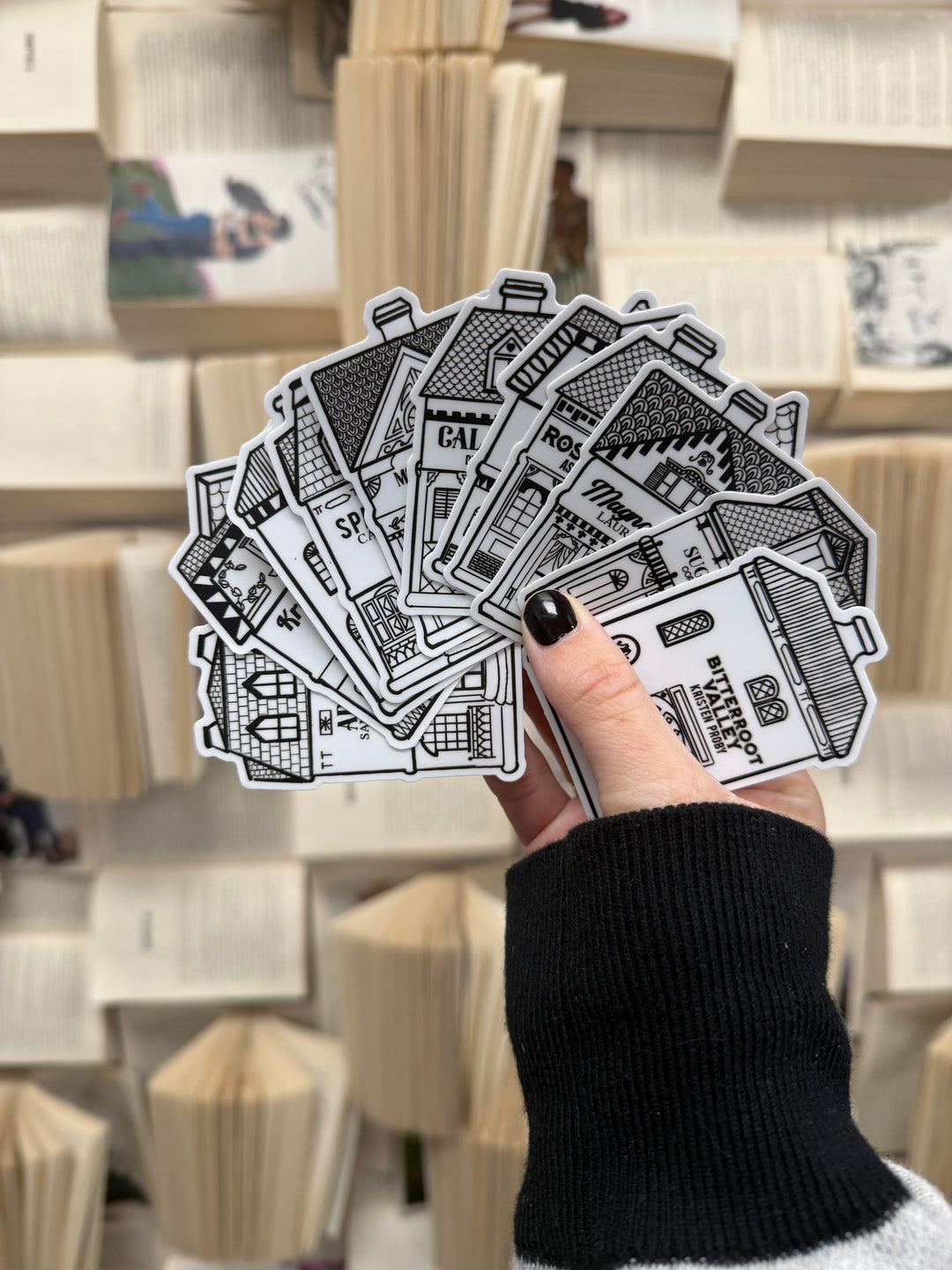 Small Town Shelf Doodles Sticker Pack