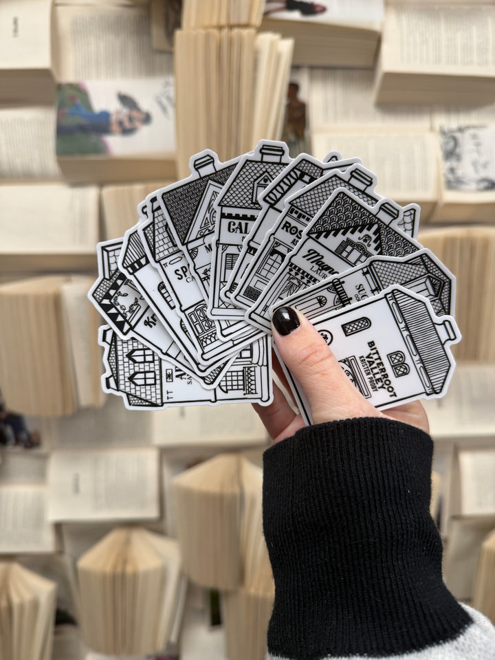 Small Town Shelf Doodles Sticker Pack