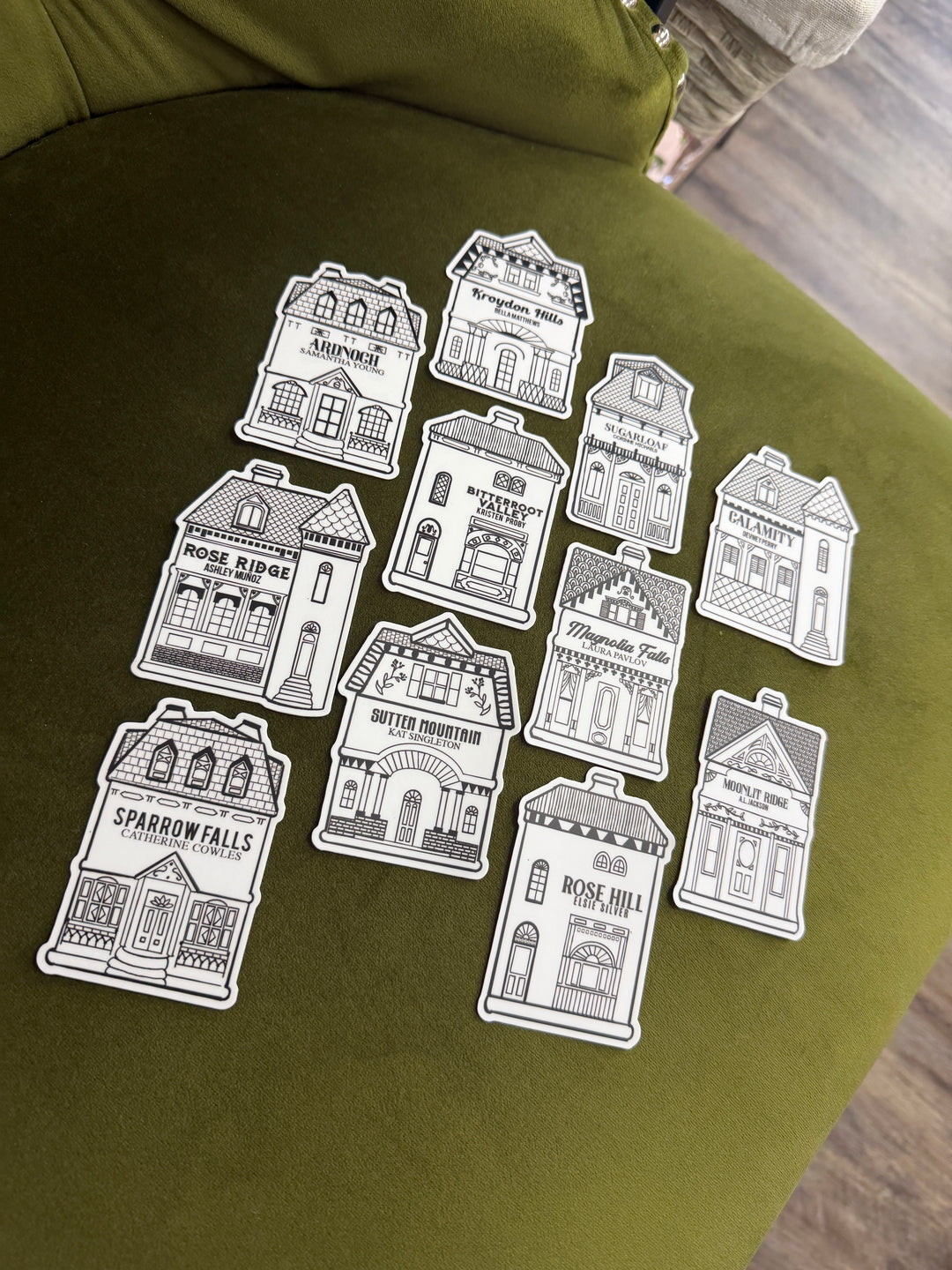 Small Town Shelf Doodles Sticker Pack