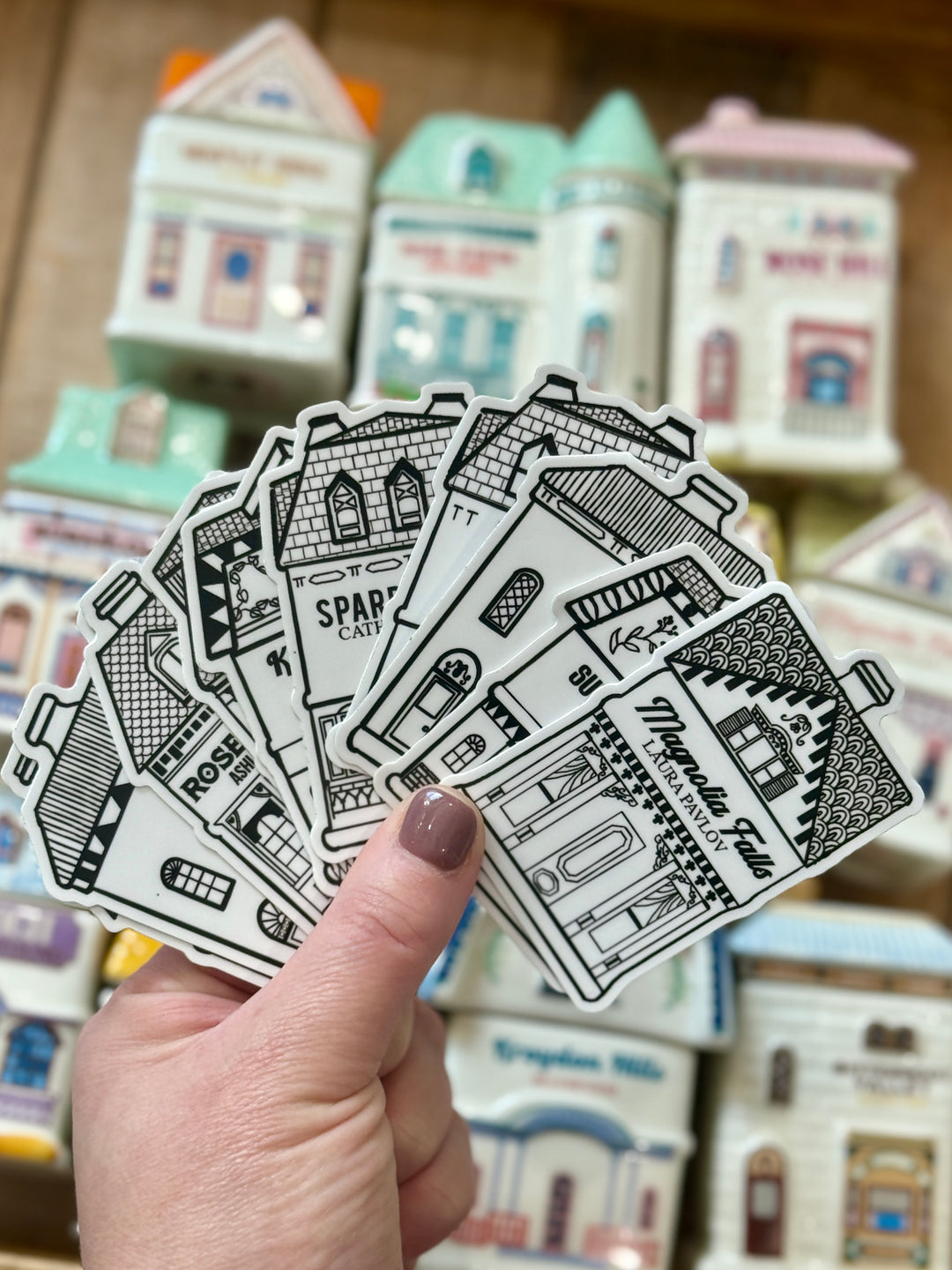 Small Town Shelf Doodles Sticker Pack