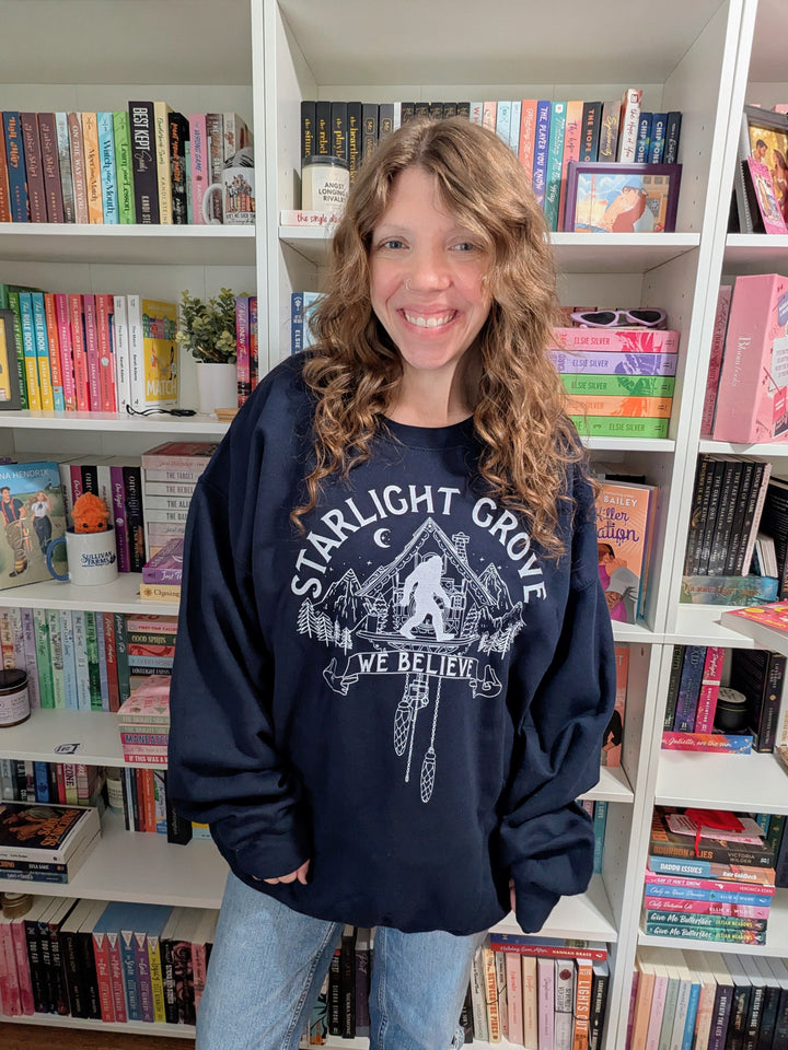 Starlight Grove Bigfoot Clock Unisex Sweatshirt