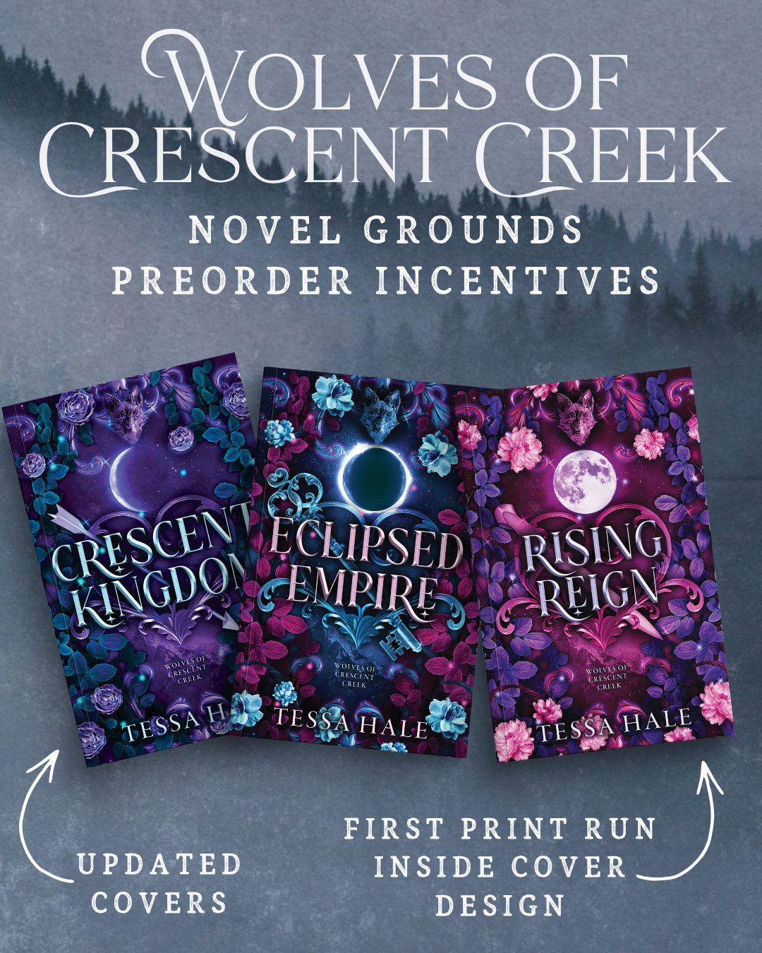 SIGNED- Eclipsed Empire (The Wolves of Crescent Creek, 2) (bookplate)