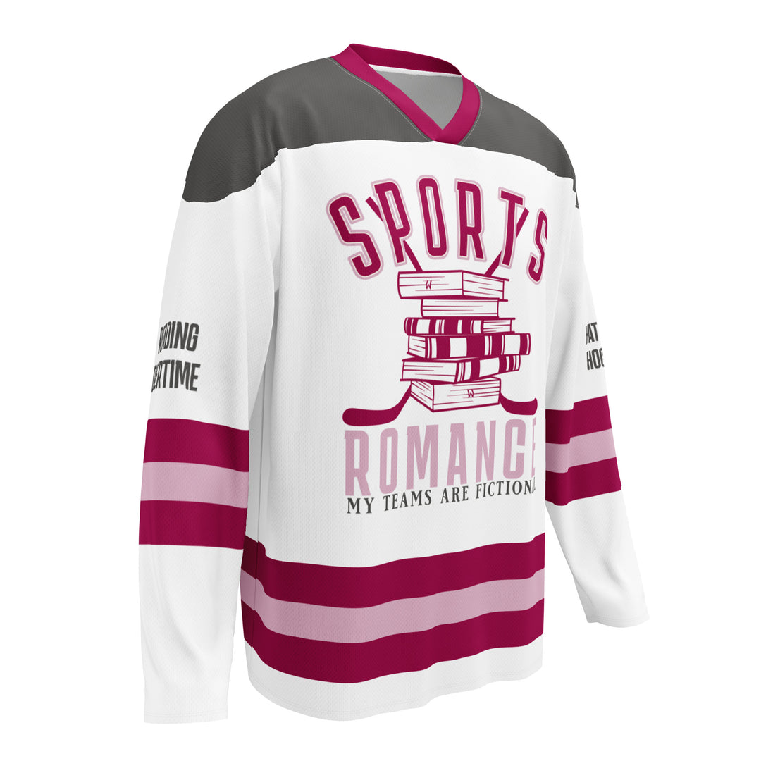 Sports Romance Reader Recycled Hockey Fan Jersey