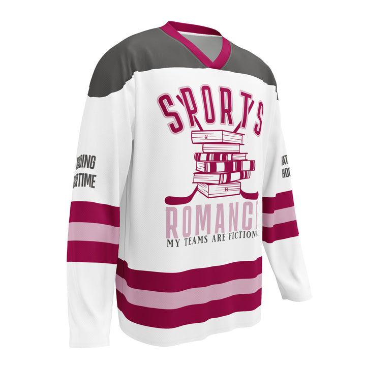 Sports Romance Reader Recycled Hockey Fan Jersey