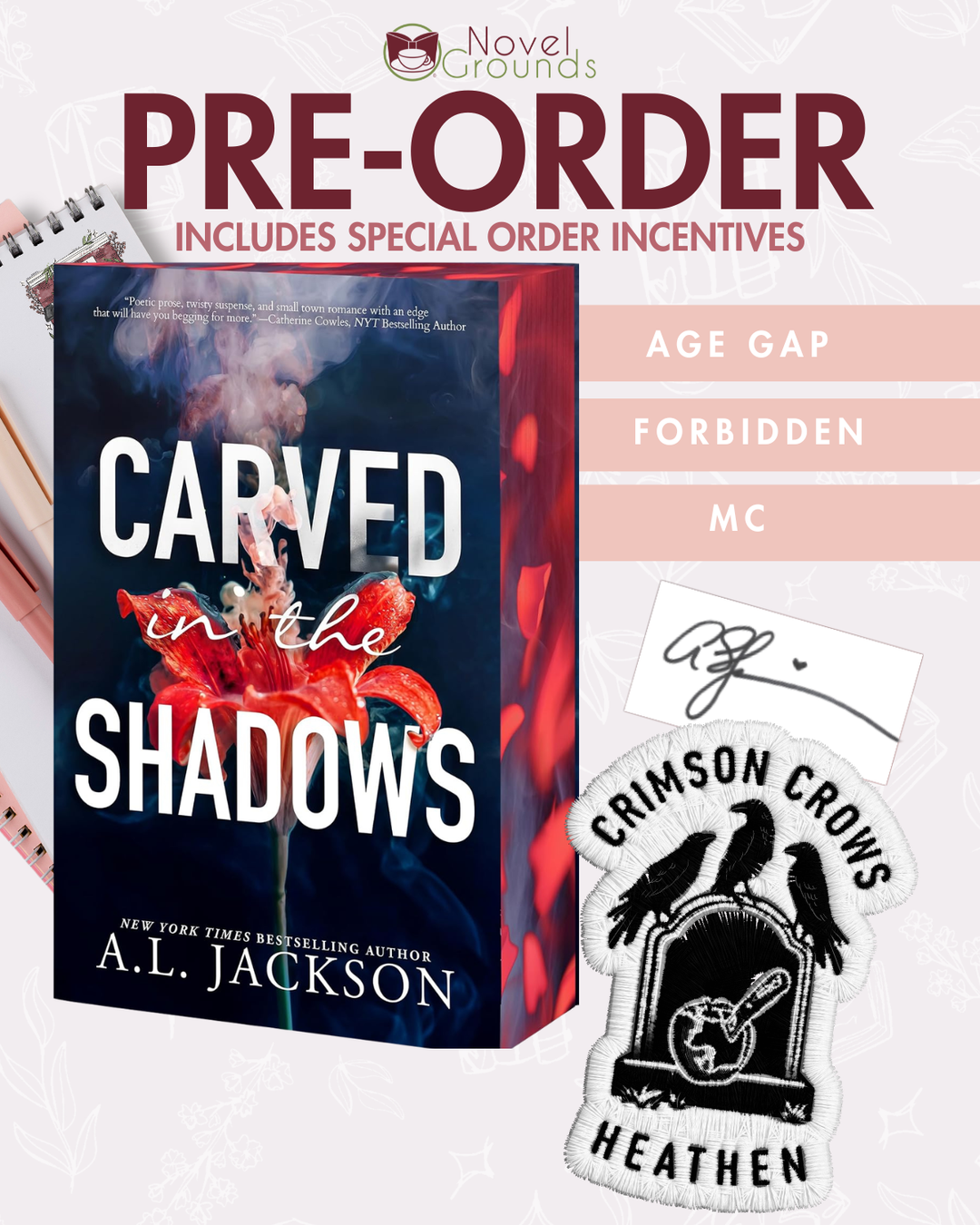 Pre-Order: Carved in the Shadows