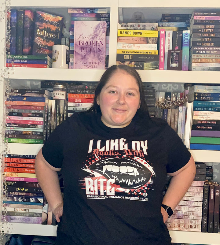 I Like My Books With Bite Unisex T-Shirt