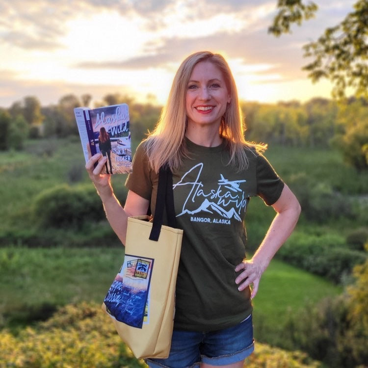 KA Tucker - Alaska Wild Design Unisex t-shirt - Novel Grounds