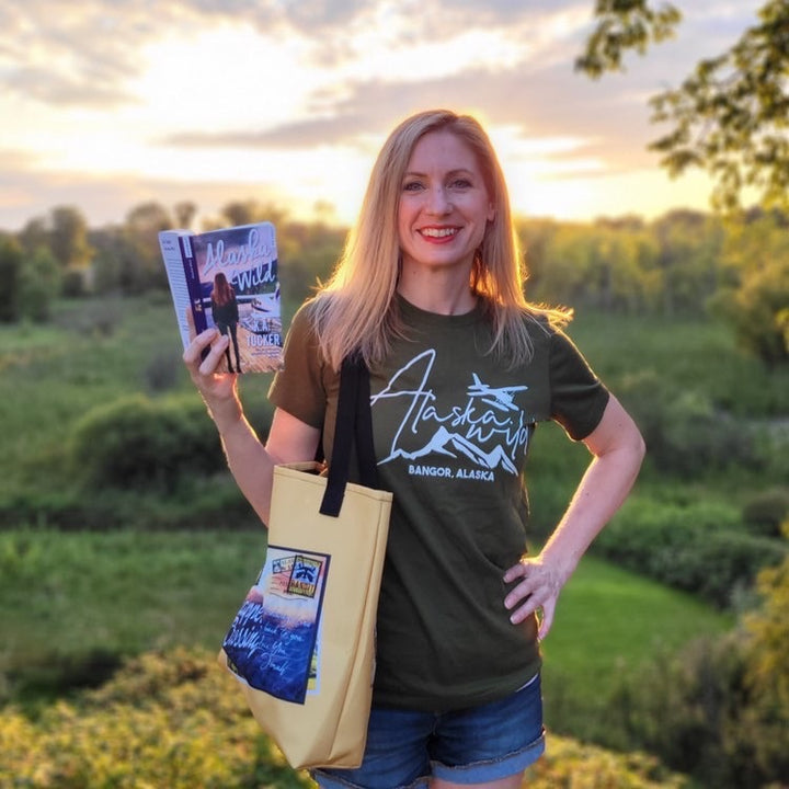 KA Tucker - Alaska Wild Design Unisex t-shirt - Novel Grounds
