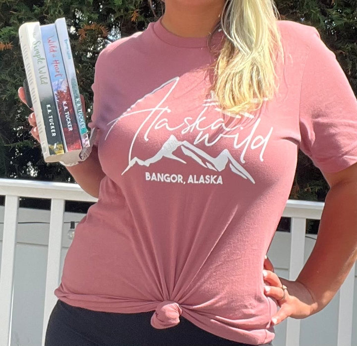 KA Tucker - Alaska Wild Design Unisex t-shirt - Novel Grounds