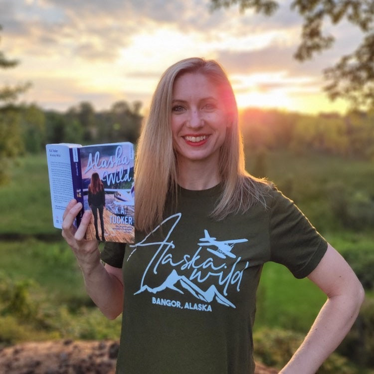 KA Tucker - Alaska Wild Design Unisex t-shirt - Novel Grounds